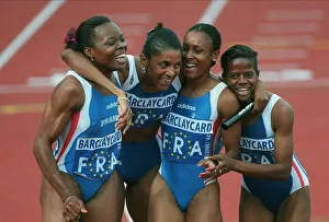 Helsinki Prints: French Winning Relay Team