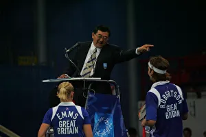 Robertson Prints: Gail Emms & Nathan Robertson And Umpire