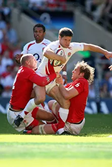 Gareth Thomas, Dan Hipkiss & Alun Wyn Jones Gareth Thomas, Dan Hipkiss & Alun Wyn Jones