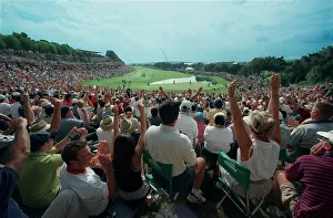 Golf Fans On 17th Hole
