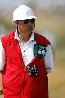 Marshall Prints: Golf Marshall With Hard Hat