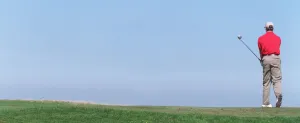 Golfing Prints: Golfer Backview