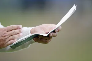 Golfer Reads Strokesaver Golfer Reads Strokesaver