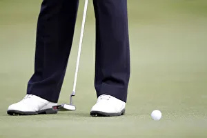 Putting Prints: Golfers Shoes & Putter