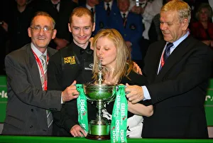 Graeme Dott With Dad, Elaine & Sponsor