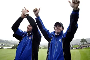 Graeme Mcdowell and Rory Mcilroy Celebrate Win