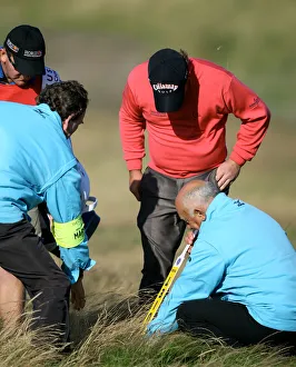 Graeme Mcdowell Searchs For Ball
