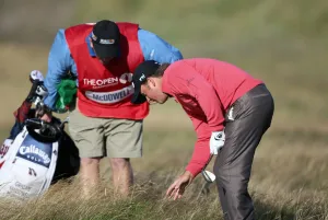 16th Prints: Graeme Mcdowell In Trouble On 16th
