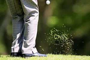 Shot Prints: Grass Flies After Chip Shot