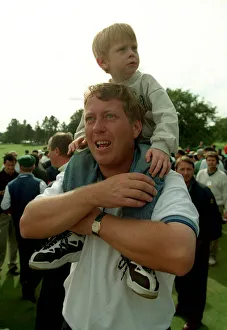 Howard Prints: Howard Clark With Son Celebrat