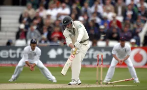 Bowled Prints: Iain O Brien Bowled Broad