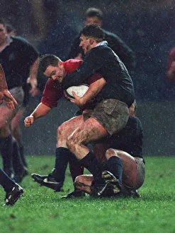 Tackles Prints: Ian Jardine Tackles Steve Gray
