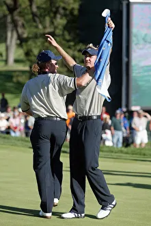 Angel Prints: Ian Poulter & Miguel Angel Jimenez