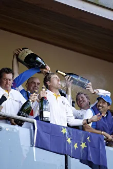Ian Poulter & Team Celebrate