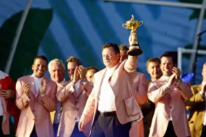 Ian Woosnam Holds The Ryder Cup