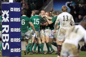 Winning Prints: Ireland Celebrate Winning Try