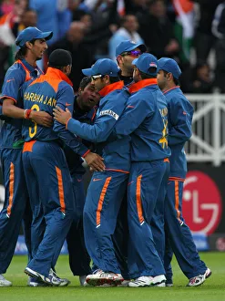 Wicket Prints: Ishant Sharma, Harbhajan Singh & Vuvraj Singh & Othe