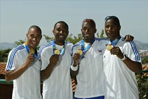 Gold Prints: Jason Gardener, Darren Campbell, Marlon Devonish