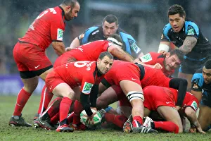 Jean Baptiste Elissalde Passes The Ball From Ruck