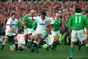 Guscott Prints: Jeremy Guscott Kicks Ahead