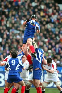 Jerome Thion Wins Line-Out