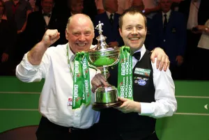 John Higgins With Dad