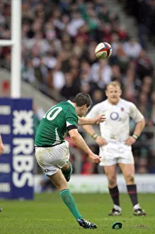 Penalty Prints: Jonathan Sexton Kicks A Penalty