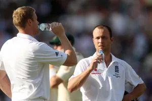 Npower Prints: Jonathan Trott & Andrew Flintoff