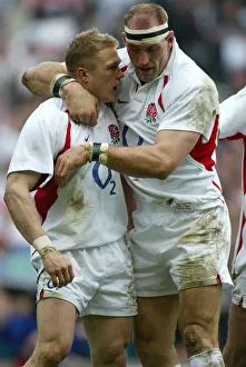 Dallaglio Prints: Josh Lewsey, Lawrence Dallaglio