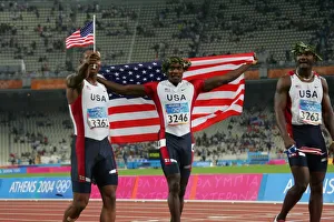Justin Gatlin, Shawn Crawford & Brenard Williams Justin Gatlin, Shawn Crawford & Brenard Williams