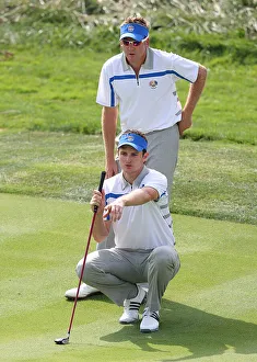 Rose Prints: Justtin Rose & Ian Poulter