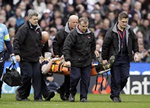 Kelly Brown Leaves Twickenham On A Stretcher Kelly Brown Leaves Twickenham On A Stretcher