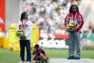 Flowers Prints: Kelly Holmes & Maria Mutola