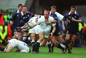 Dallaglio Prints: Lawrence Dallaglio In Action