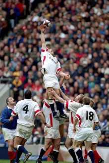 Dallaglio Prints: Lawrence Dallaglio Wins Ball