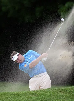 Lee Westwood In Bunker On 16th