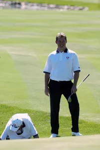 Lee Westwood Drops Ball