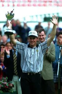 1998 Prints: Lee Westwood Holds Aloft