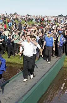 Lee Westwood & Padraig Harrington On The 18th Lee Westwo