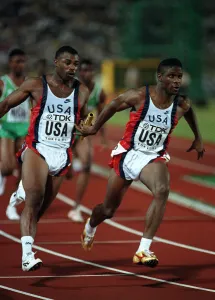 Dennis Prints: Leroy Burrell, Dennis Mitchell