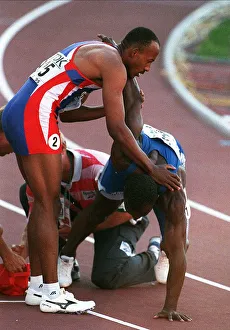 Athletic Prints: Linford Christie & Fredericks