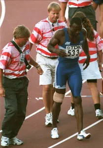Linford Christie & Physios