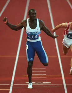Helsinki Prints: Linford Christie Wins