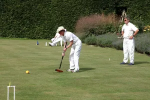 Male Lawn Croquet Player