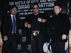 Manny Prints: Manny Pacquiao, Mickey Rourke, Ricky Hatton