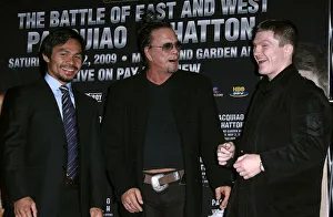 Manny Pacquiao, Mickey Rourke, Ricky Hatton