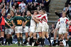 Celebrates Prints: Mark Cueto Celebrates Try
