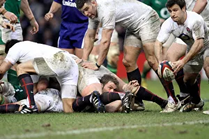 Scrum Prints: Mark Cueto At Bottom Of Scrum