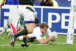 Cueto Prints: Mark Cueto Thinks He Has Scored A Try