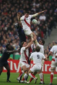 Corry Prints: Martin Corry Wins Line Out
